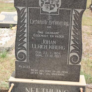 NEETHLING Johan Ulrich Kieburg 1904-1957