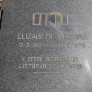 OTTO Elizabeth Johanna 1912-1973