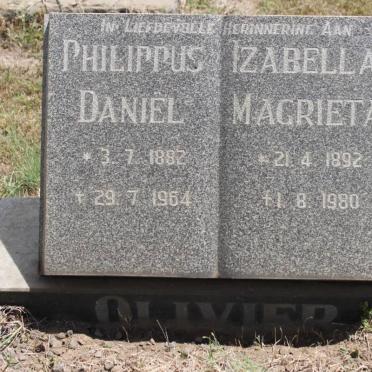 OLIVIER Philippus Daniël 1882-1964 &amp; Izabella Magrieta 1892-1980