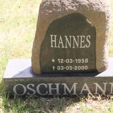 OSCHMANN Hannes 1958-2000