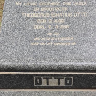 OTTO Theodorus Ignatius 1881-1998
