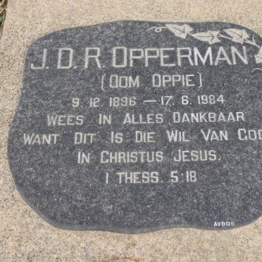 OPPERMAN J.D.R. 1896-1984