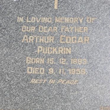PUCKRIN Arthur Edgar 1889-1959