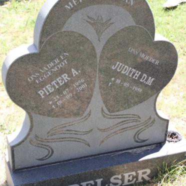 PELSER Pieter A. 1956-2001 &amp; Judith D.M. 1959-