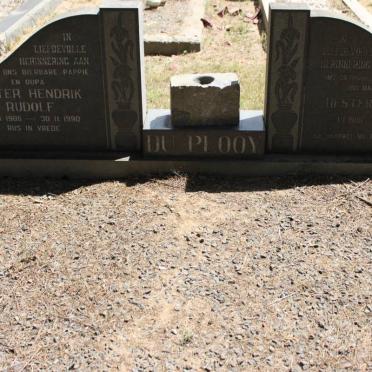 PLOOY Pieter Hendrik Rudolf, du 1906-1990 &amp; Hester Susanna 1905-1968