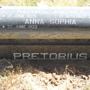 PRETORIUS Machiel Andries 1920-2002 &amp; Anna Sophia 1923-