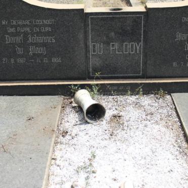 PLOOY Daniël Johannes, du 1907-1965 &amp; Maria Elizabeth VENTER 1893-1983