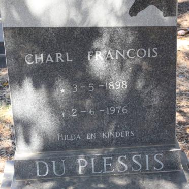 PLESSIS Charl Francois, du 1898-1976