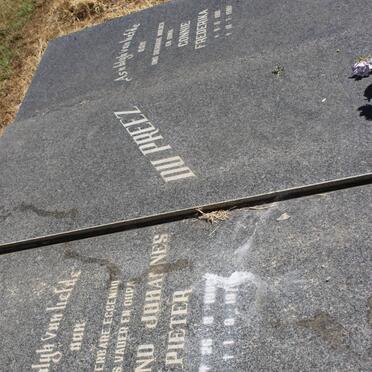 PREEZ Sybrand Johannes Pieter, du 190?-197? &amp; Connie Frederika 1910-1990