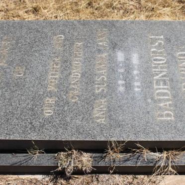 RHIND Anna Susanna nee BADENHORST 1917-1996