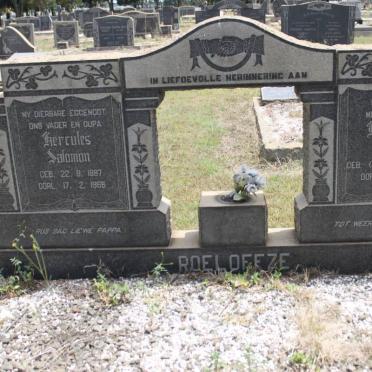 ROELOFFZE Hercules Salomon 1887-1966 &amp; Elizabeth Maria BOSHOFF 1902-1970