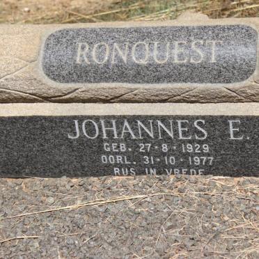 RONQUEST Johannes E. 1929-1977