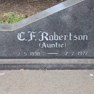 ROBERTSON C.F. 1898-1977