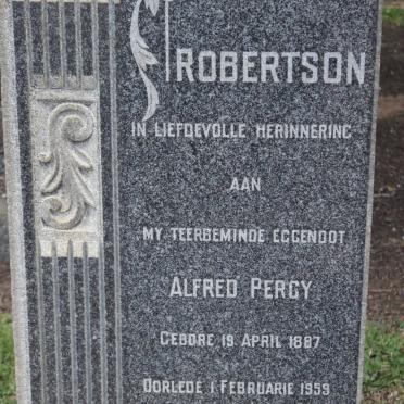ROBERTSON Alfred Percy 1887-1959