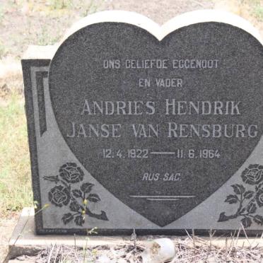 RENSBURG Andries Hendrik, Janse van 1922-1964