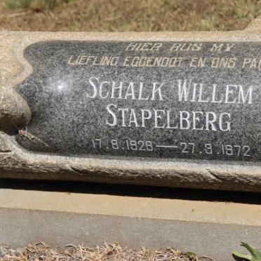STAPELBERG Schalk Willem 1928-1972