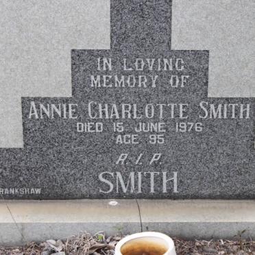 SMITH Annie Charlotte -1976