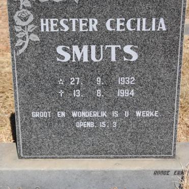 SMUTS Hester Cecilia 1932-1994