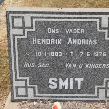 SMIT Hendrik Andrias 1883-1976