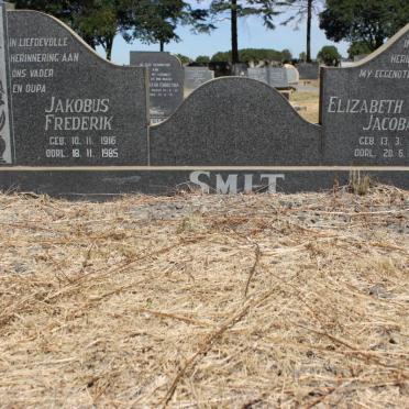 SMIT Jakobus Frederik 1916-1985 &amp; Elizabeth Maria Jacoba 1919-1974