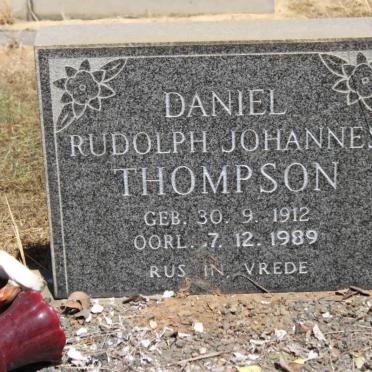 THOMPSON Daniel Rudolph Johannes 1912-1989