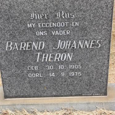 THERON Barend Johannes 1905-1975