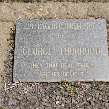 THORROLD George