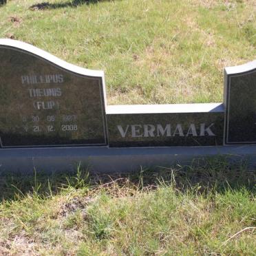VERMAAK Phillipus Theunis 1927-2008 &amp; Anna Magrietha 1934-