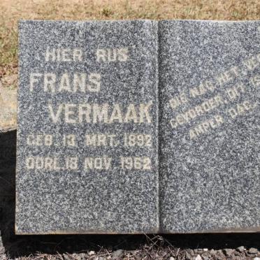 VERMAAK Frans 1892-1962