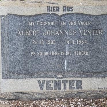 VENTER Albert Johannes 1903-1964
