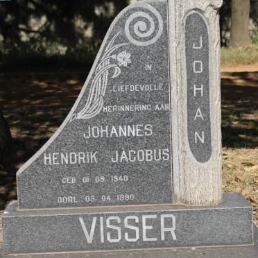 VISSER Johannes Hendrik Jacobus 1940-1980