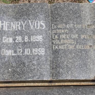VOS Henry 1896-1958