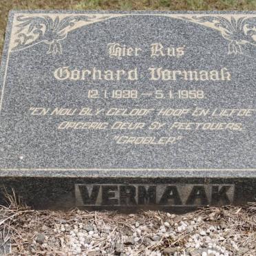 VERMAAK Gerhard 1938-1958
