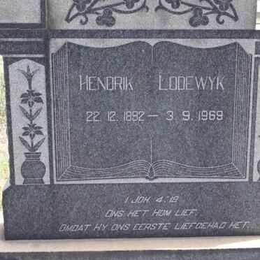 VILLIERS Hendrik Lodewyk, de 1892-1969