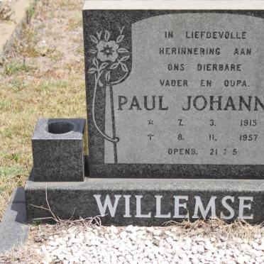 WILLEMSE Paul Johannes 1915-1957