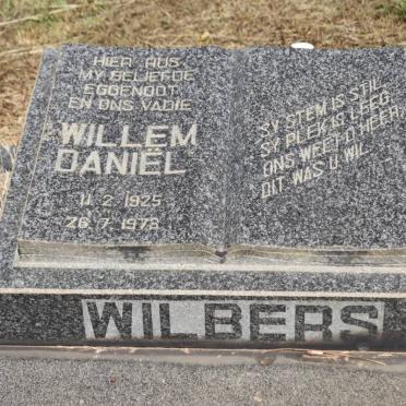 WILBERS Willem Daniel 1925-1978