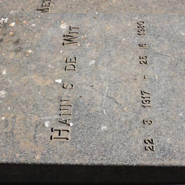 WIT Hans, de 1917-1980