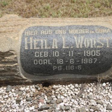 WORST Heila L. 1905-1967