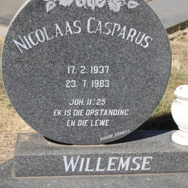 WILLEMSE Nicolaas Casparus 1937-1983