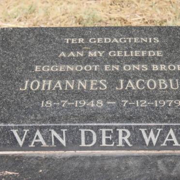 WALT Johannes Jacobus, van der 1948-1979
