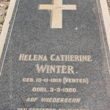 WINTER Helena Catherine geb VENTER 1916-1960