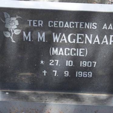 WAGENAAR M.M. 1907-1969