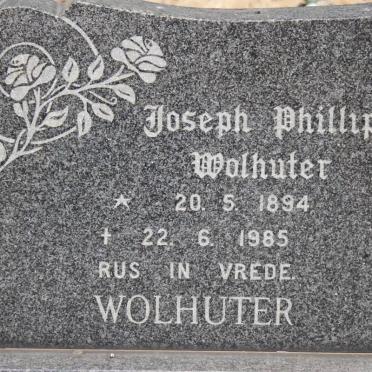 WOLHUTER Joseph Phillippus 1894-1985