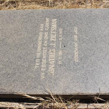 ZIETSMAN Ignatius J. 1914-1973