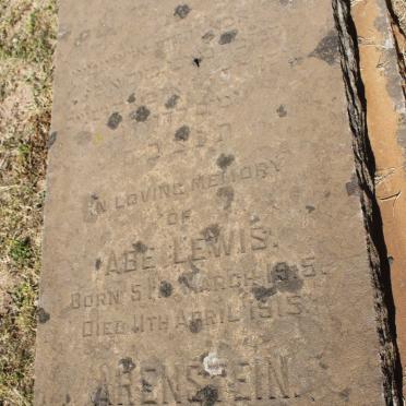 ARENSTEIN Abe Lewis 1915-1915