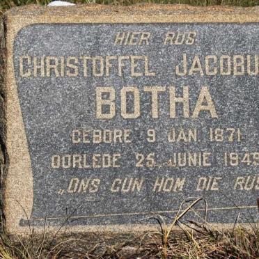 BOTHA Christoffel Jacobus 1871-1949
