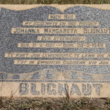 BLIGNAUT Johanna Margareta nee STEENKAMP 1907-1948