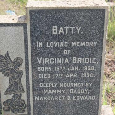 BATTY Virginia Bridie 1928-1938