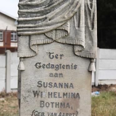 BOTHMA Susanna Wilhelmina geb VAN AARDT 1856-1938