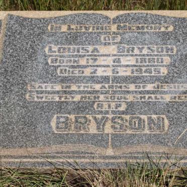 BRYSON Louisa 1880-1945